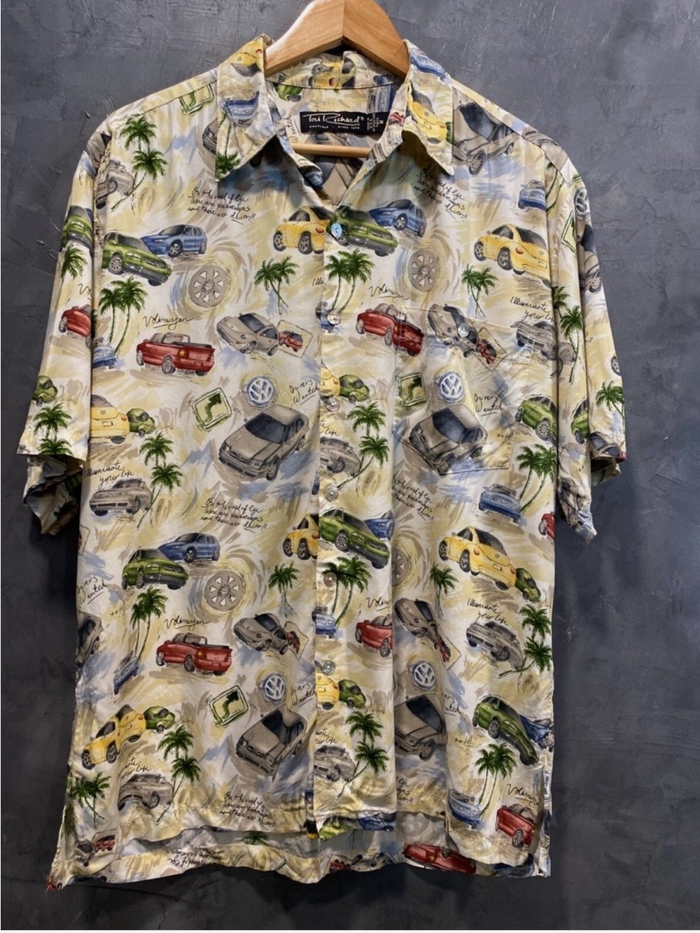 Tori Richard Short-Sleeve Button-Up Shirt - Multi (Yellow, Red, Green, Blue)